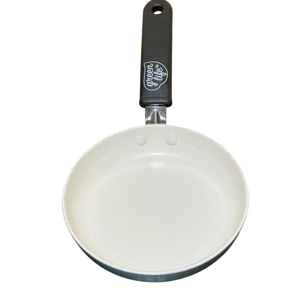 GreenLife Ceramic Nonstick Frying Pan  7in Turquoise Skillet